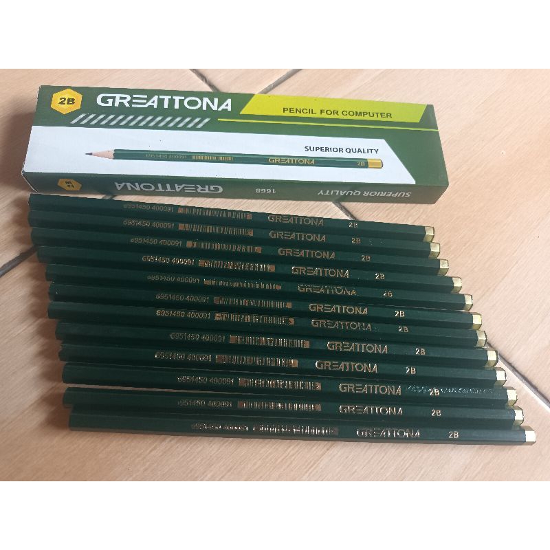 

Pensil greattona 2B 12pcs selusin
