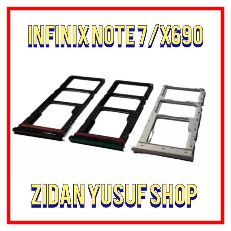 SIMTRAY SIM CARD SIM LOCK DUDUKAN KARTU SIM INFINIX NOTE 7 / X690 / X690B