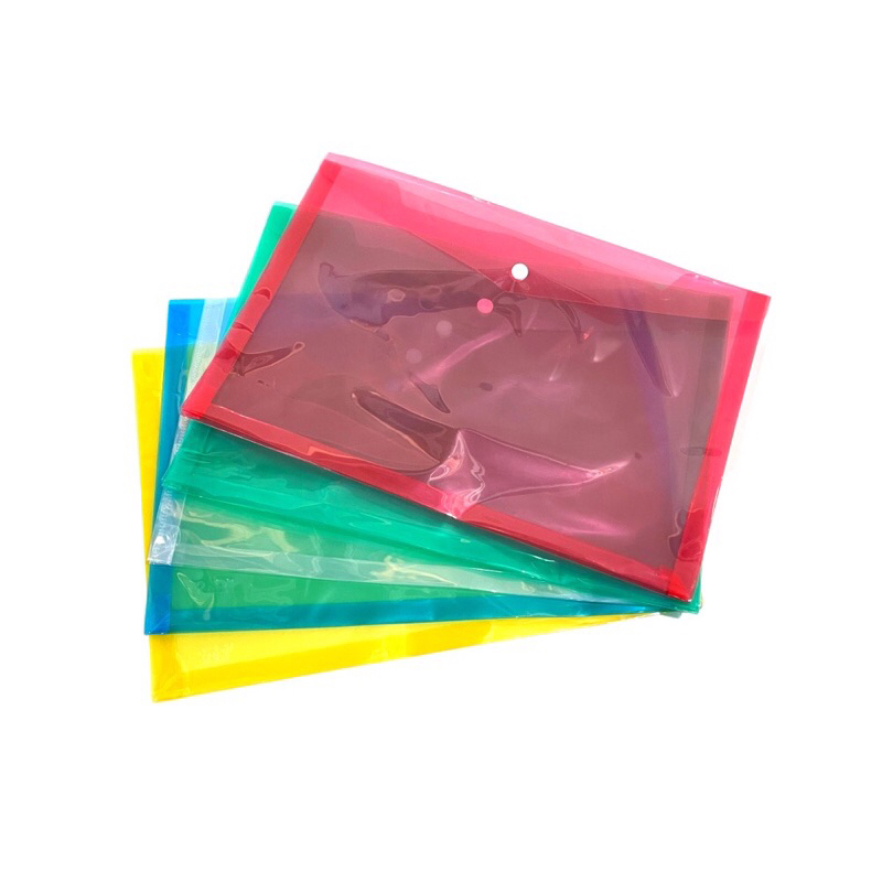 Map plastik kancing folio/f4 /map kancing grosir murah
