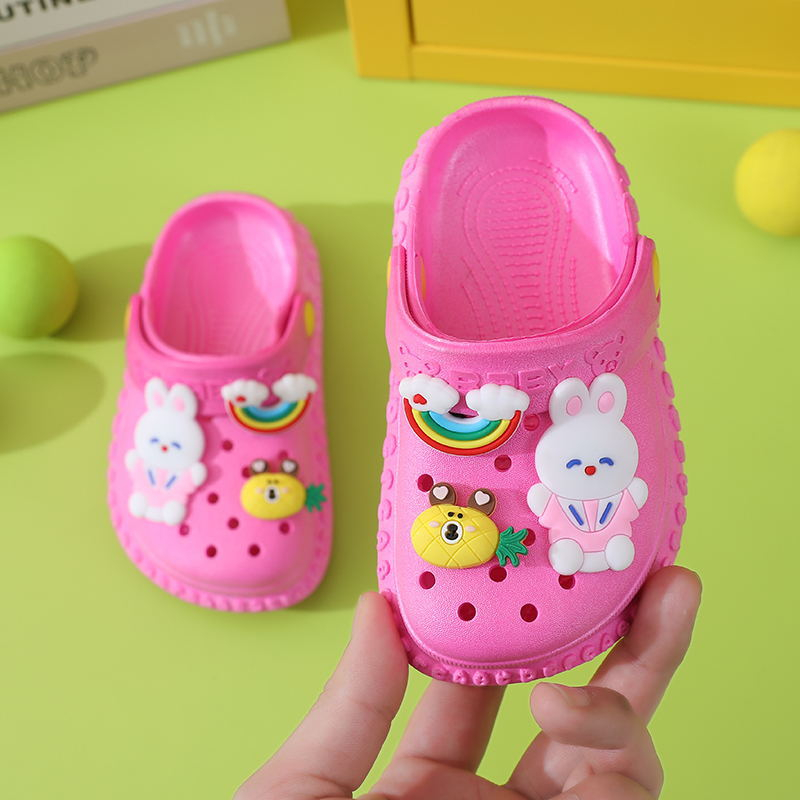 Sandal ANAK BAIM IMPORT sandal pantai anak laki -laki dan perempuan indoor kartun lucu terbaru usia 1-3 tahun dan 4-6 tahun