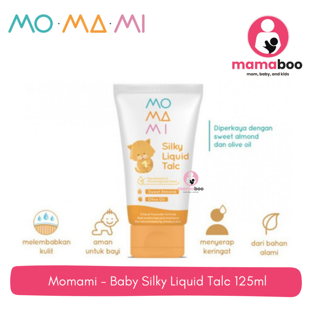 Momami - Baby Silky Liquid Talc 125ml