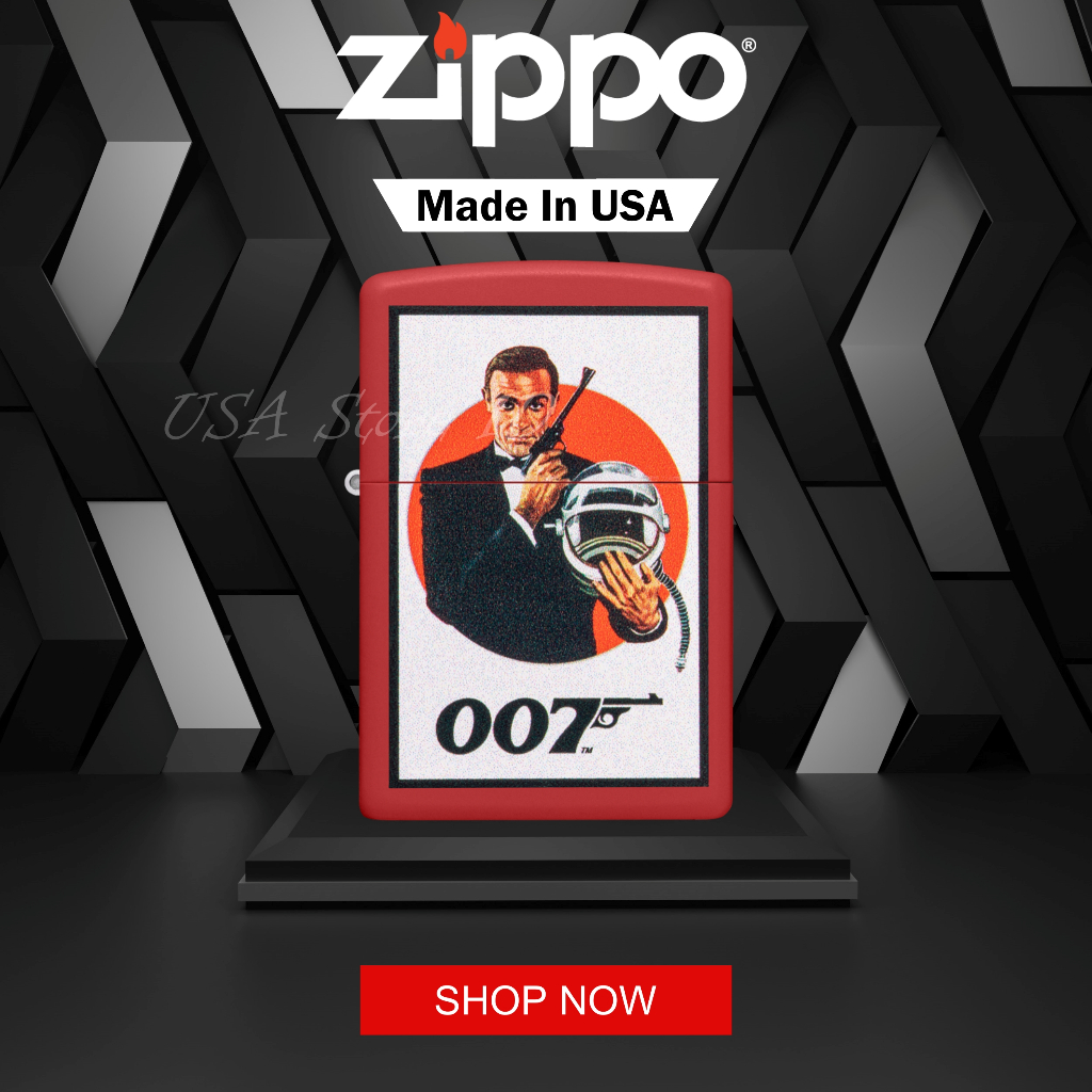 Korek Zippo James Bond 007â„¢ 49758 Original Made In USA