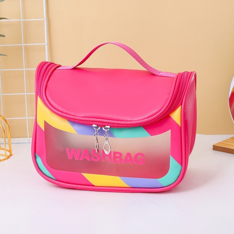 Tas Kosmetik Pouch Makeup Washbag model transparan
