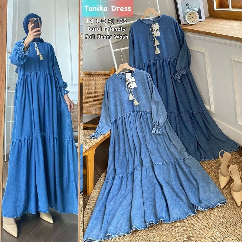 dres denim zara   prenium