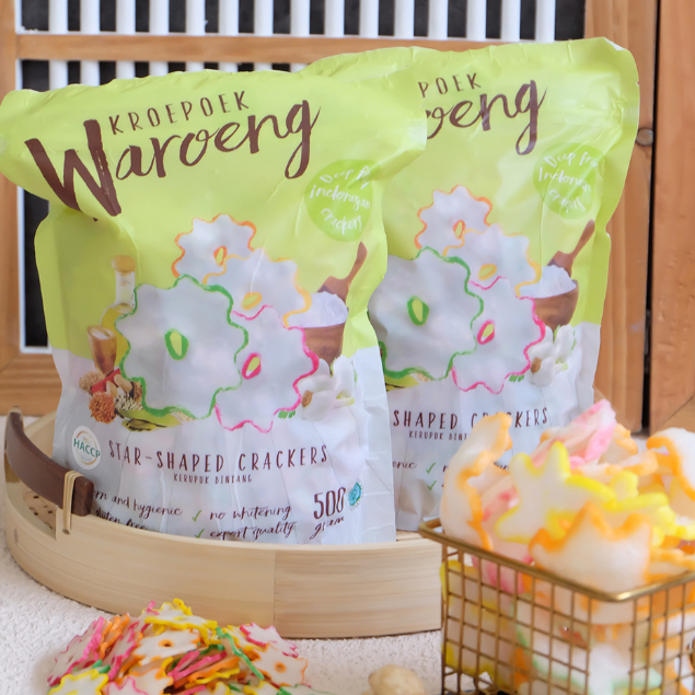 

Kroepoek Waroeng Star Shaped (Kerupuk bintang)