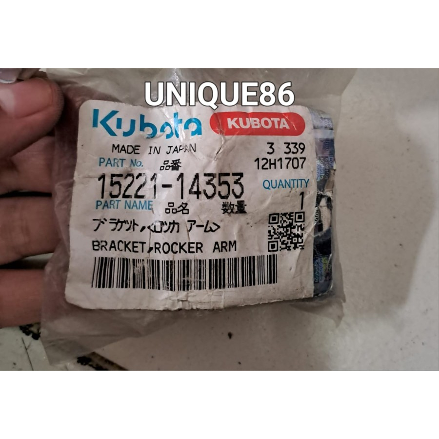 BRACKET ROCKER ARM 15221-14353 GENUINE KUBOTA