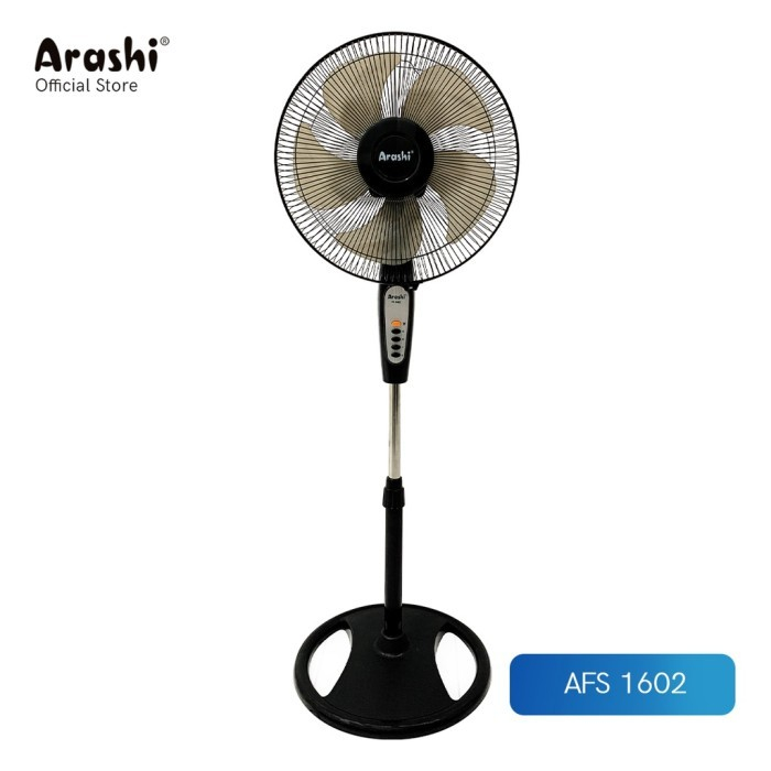 ARASHI Kipas Angin Berdiri 16 Inch 1602 / Standfan - Garansi 1 Tahun