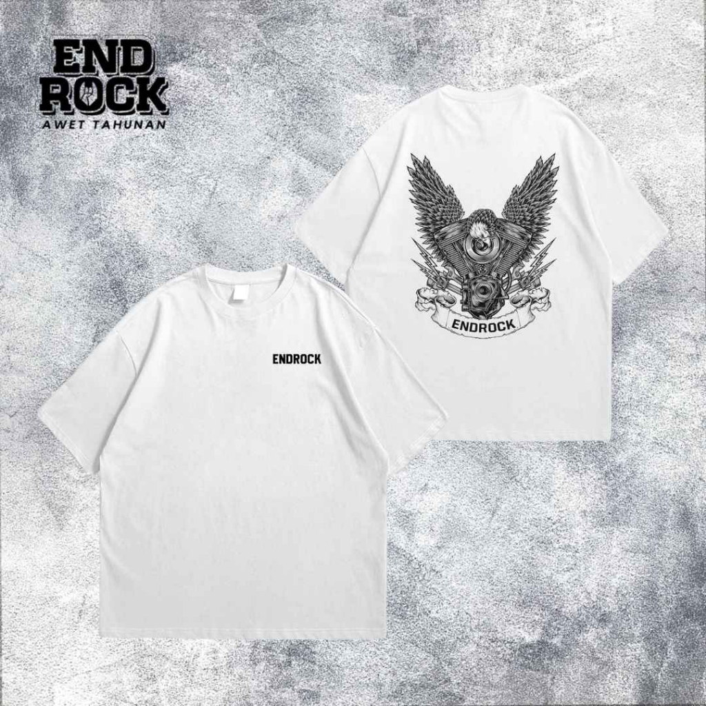 Kaos Oversize Original Endrock Tema Eagle