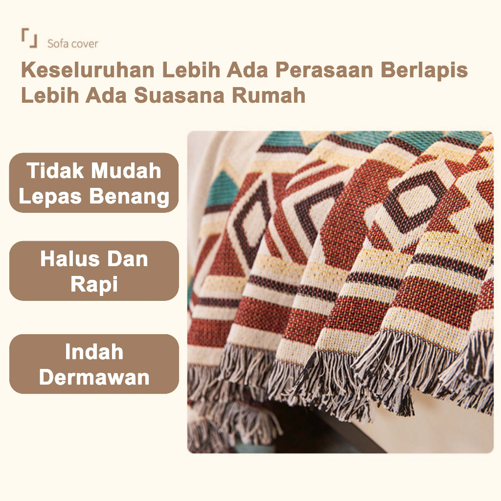 Cover Sofa  sofa cover  sarung sofa throw blanket   Selimut sofa Motif Nordic Blanket size    130*180cm 180*260cm  180*340cm