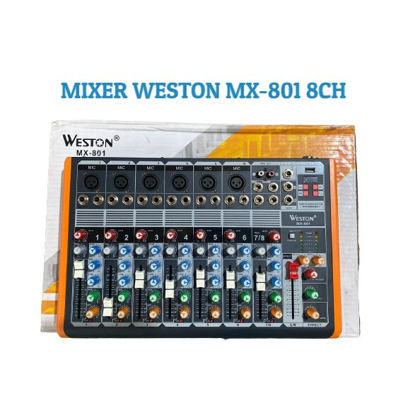 POWER MIXER WESTON 801 8 CHANNEL