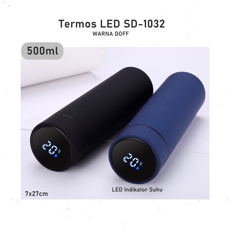 Termos Termometer/Termos Outdoor/Termos Travel LED Doff 500ml