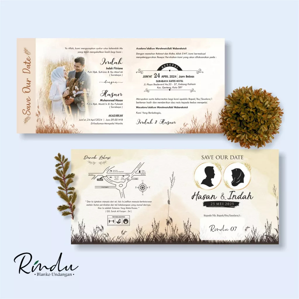 

Undangan Rindu | Undangan Murah | Undangan Estetik Free Gift