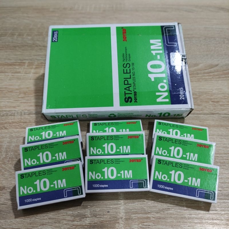 

Staples Joyko No.10 Kecil Isi Stepler Hekter No.10-1M