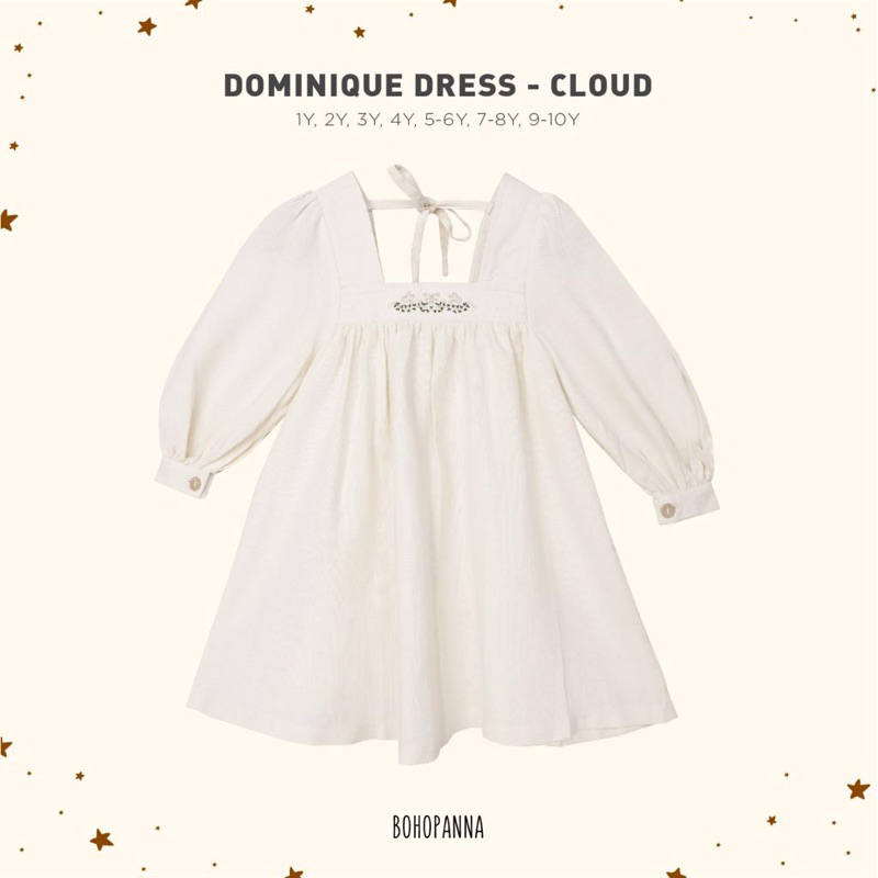 Bohopanna Dominique Dress Anak Perempuan 1-10 Tahun