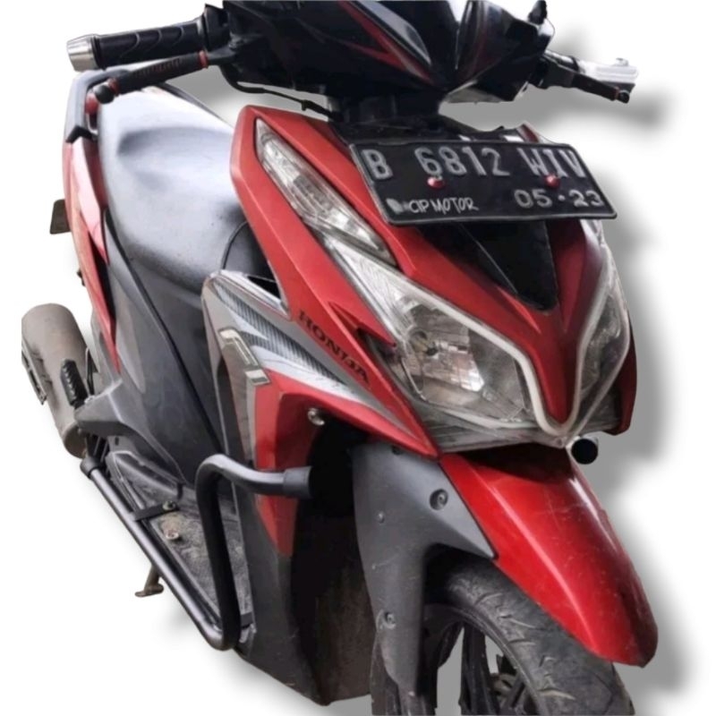 Crashbar Tubular Dudukan Lampu Tembak Vario 125 Bohlam Vario 125/150 Led Old 2012-2017