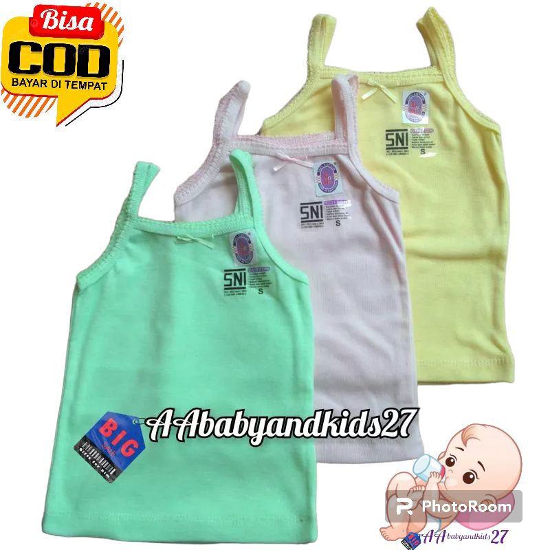 LOVE N MOM 6PC Kaos Tengtop Bayi Perempuan Usia 0-36Bulan Nyaman SNI Hight Quality