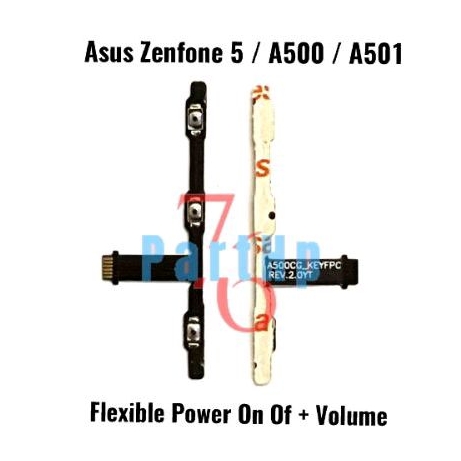 Fleksibel connector volume power On Off Asus Zenfone 5 - A500 - A501 Fleksibel Flexible Flexi