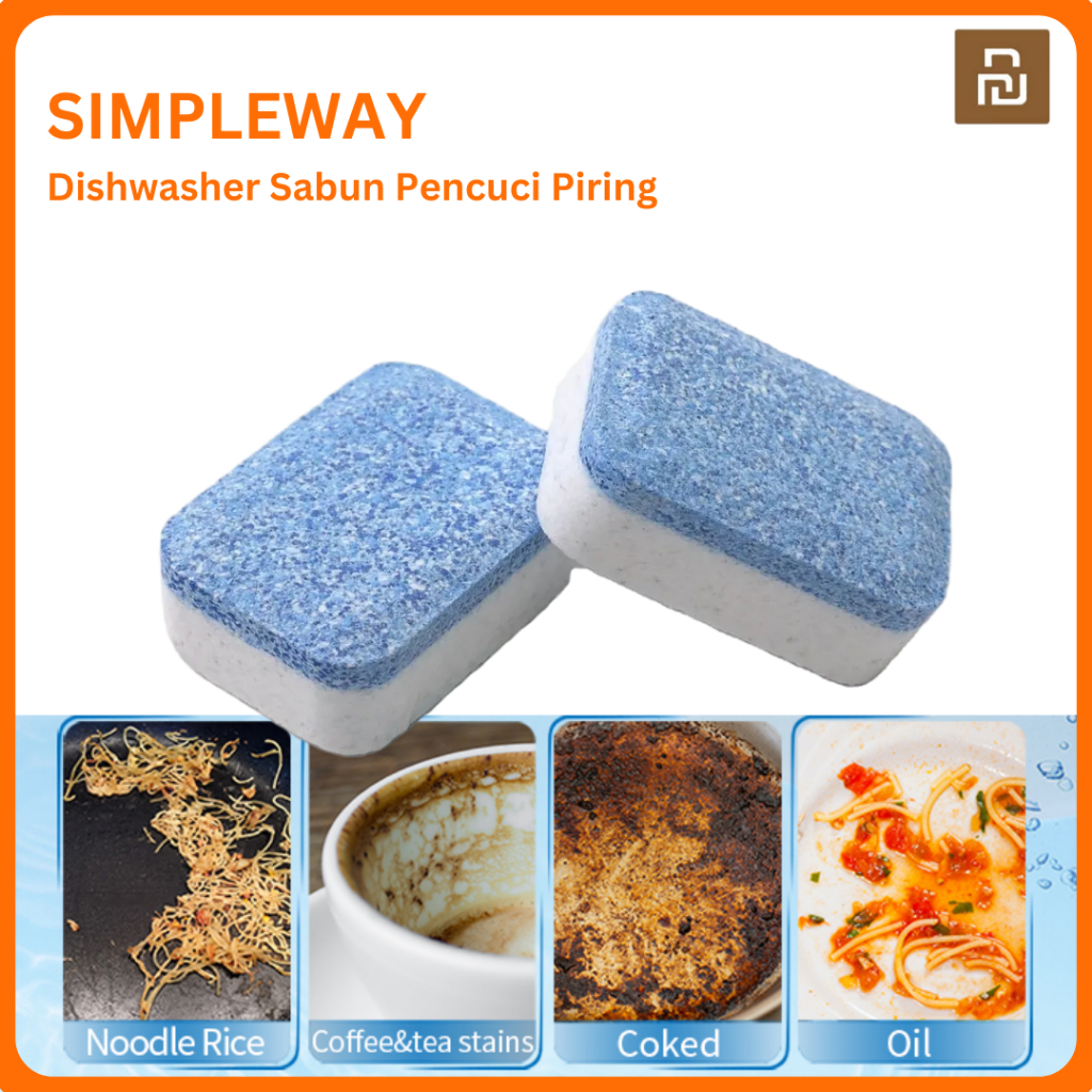 SIMPLEWAY Dishwasher Detergent Tablet Sabun Pencuci Piring Dishwasher