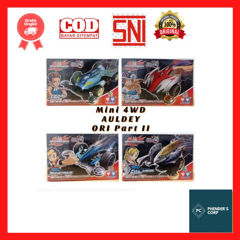 Mainan Anak Tamiya Mini 4WD AULDEY ORI Part II