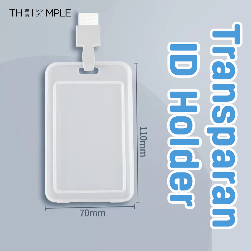 

Paket Casing ID Card Plastik tidak ada Tali/Card Holder / Id Card 2 Side / Card Plate-THIMPLE