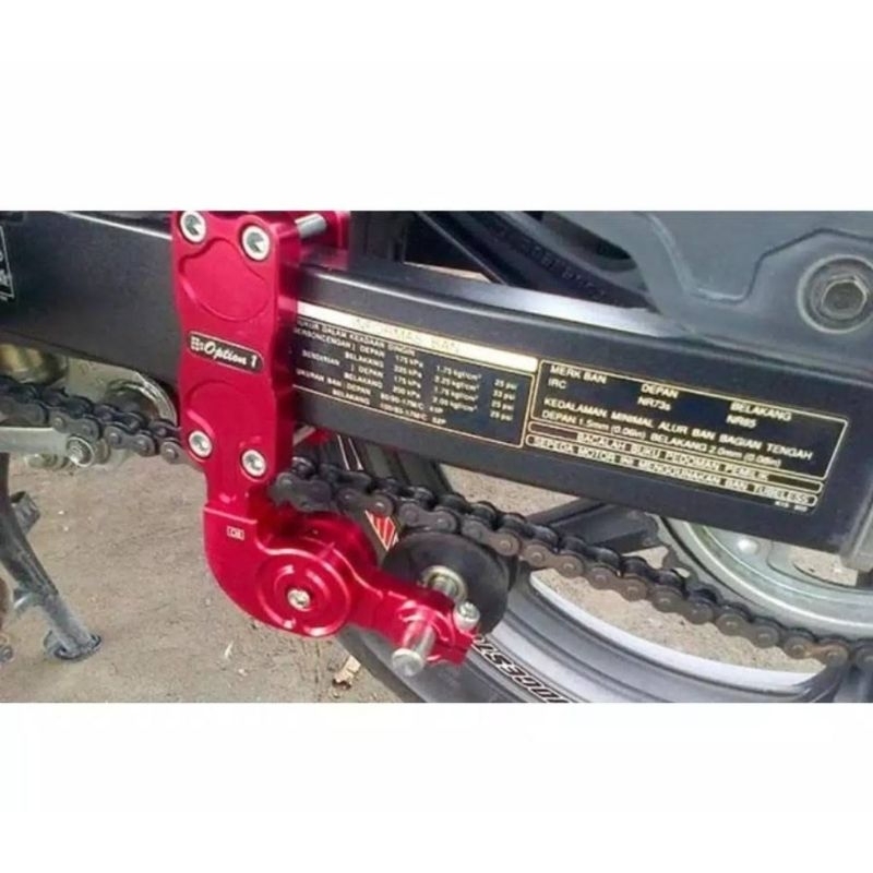 Stabiliser Rantai Roll Motor Universal MOGE Tahanan Rantai Tensionel Tensioner Rante MOTOR GEDE Vixion Tiger Nyson CB 150 Verza Megapro New Rxk Rxz