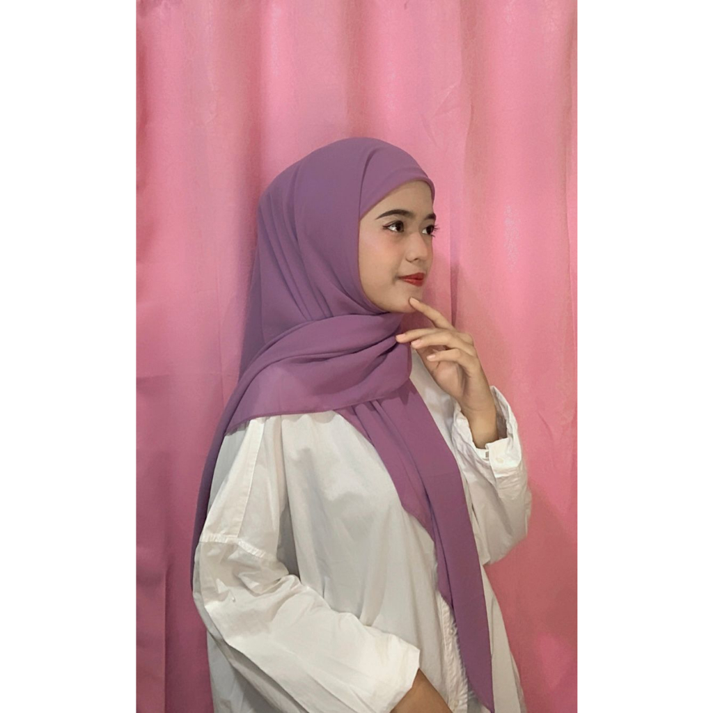 HIJAB SEGI EMPAT INSTAN PLUS INNER 2IN1 / SEGIEMPAT INNER 2IN1 CERUTY BABYDOLL 2 LAYER