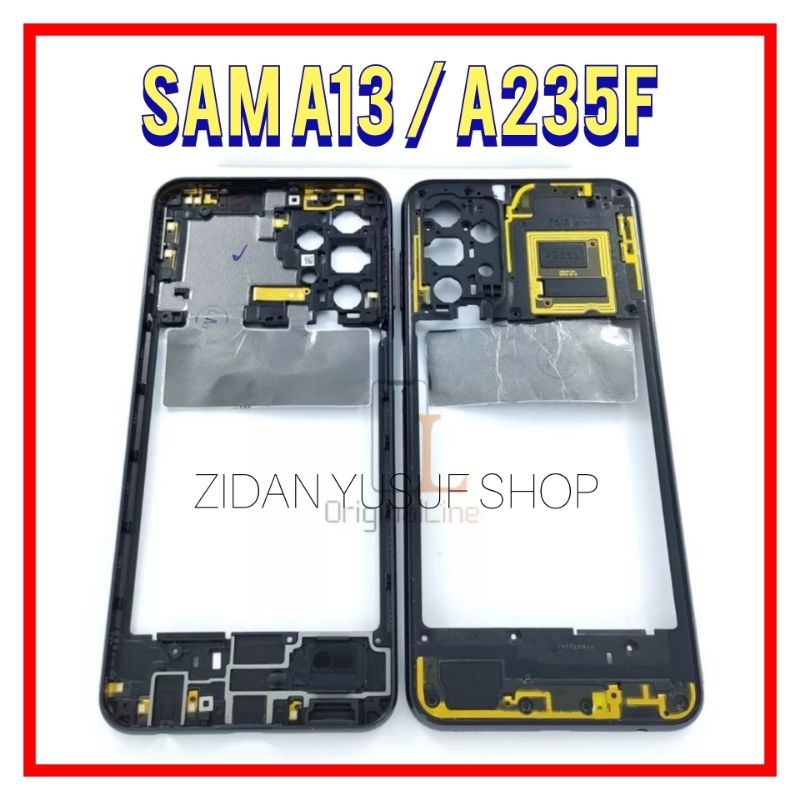 TULANG TENGAH BAZEL TUTUP MESIN SAMSUNG GALAXY A23 / A235F ORIGINAL