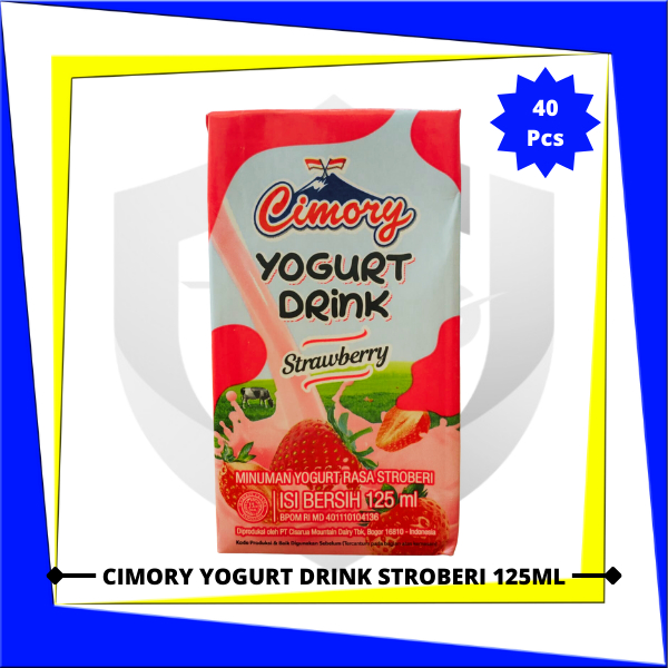 

CIMORY Yogurt Drink Stroberi 125ml x 40 pcs (1 Karton)