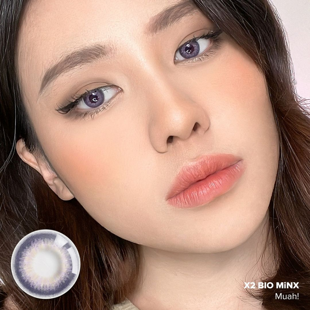 Softlens Warna X2 Bio Minx Tersedia ukuran Minus