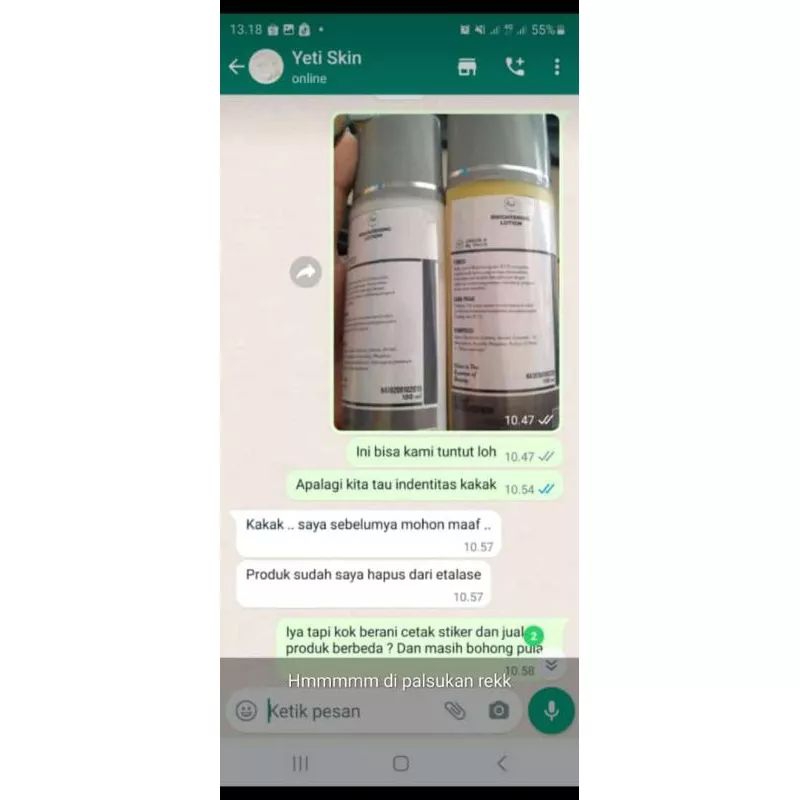lotion tmco pemutih badan ampuh bpom (putih permanen)
