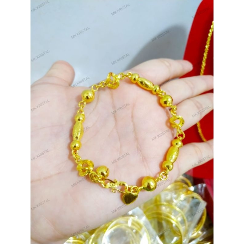 Gelang Merica bambu lapis kristal