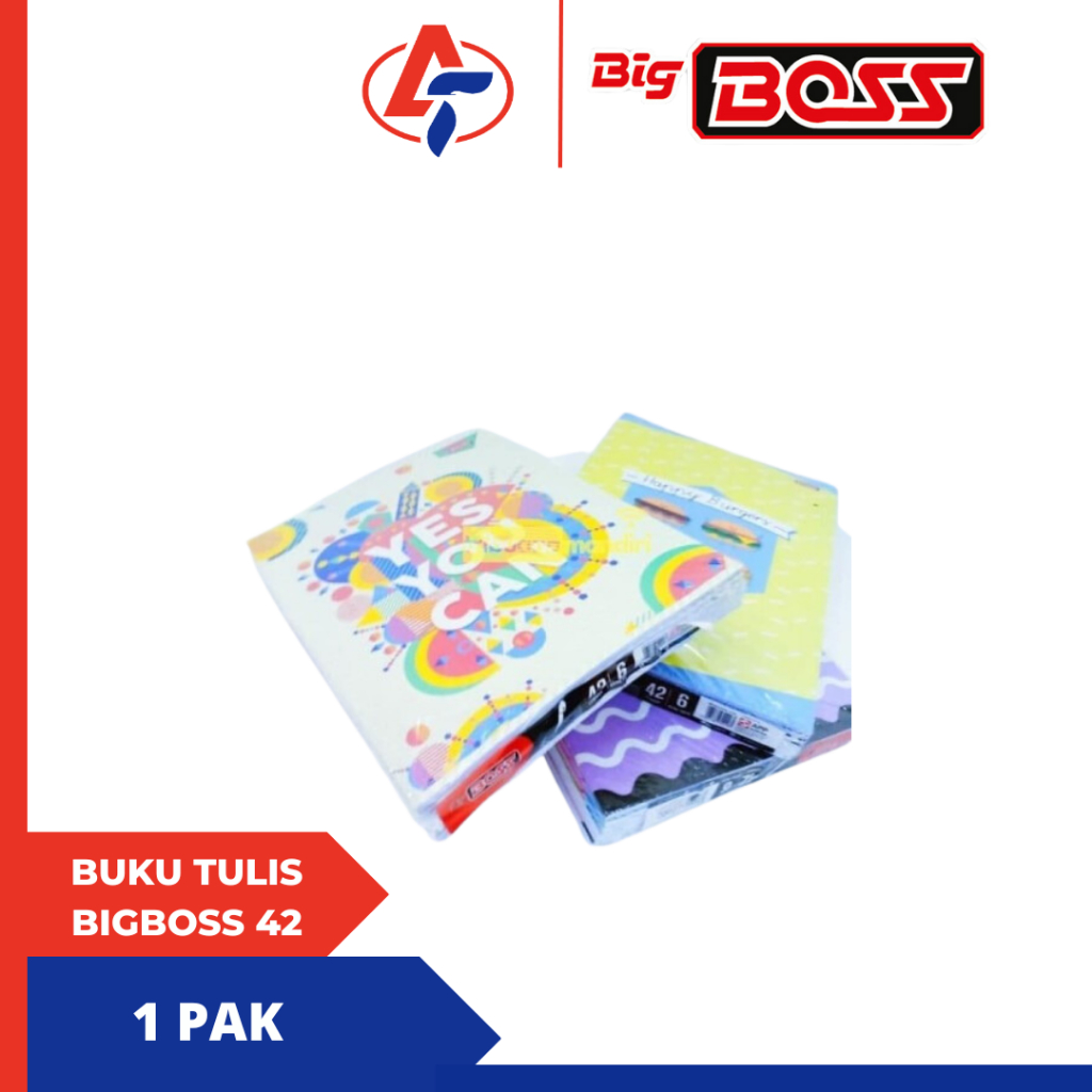 

Buku Tulis BigBoss 42 / PAK ( Isi 6 Pcs )