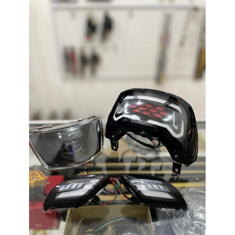 PAKET CUSTOM LAMPU DEPAN FIZ R BILED SET SEIN CUSTOM SET STOPLAMP BELAKANG FIZ R CUSTOM BERKUALITAS