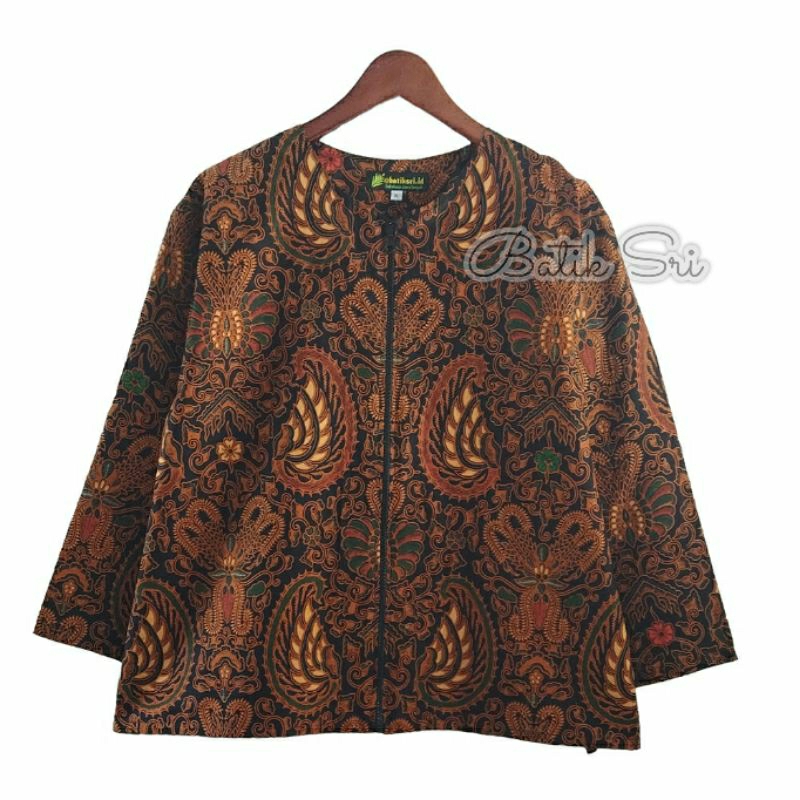 Dahlia baju kantor wanita batik sidomukti