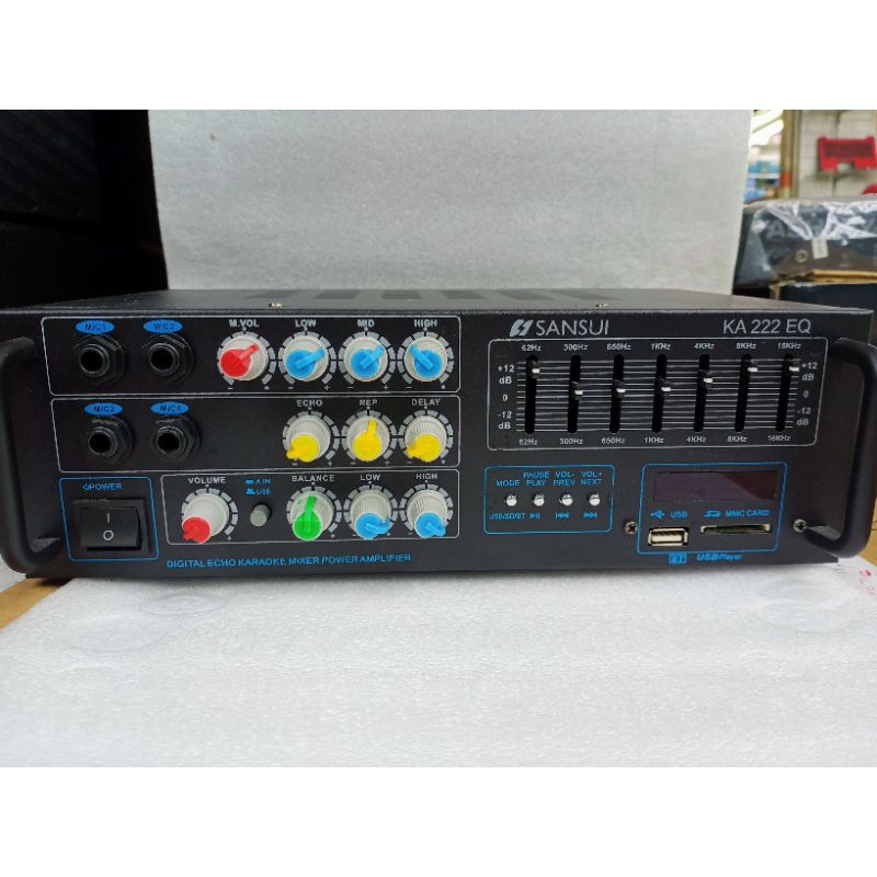 Amplifier karaoke SANSUI KA 222EQ Bluetooth