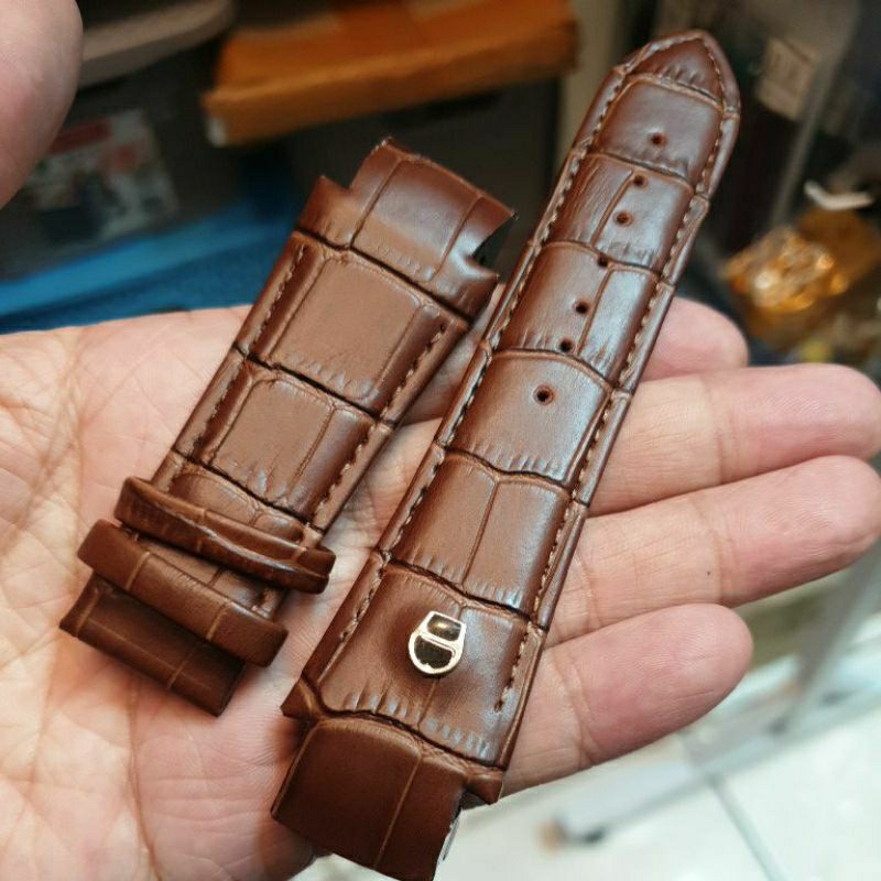 STRAP AIGNER 1.2.5.A TALI KULIT JAM AIGNER PALERMO KWALITAS ORIGINAL PREMIUM