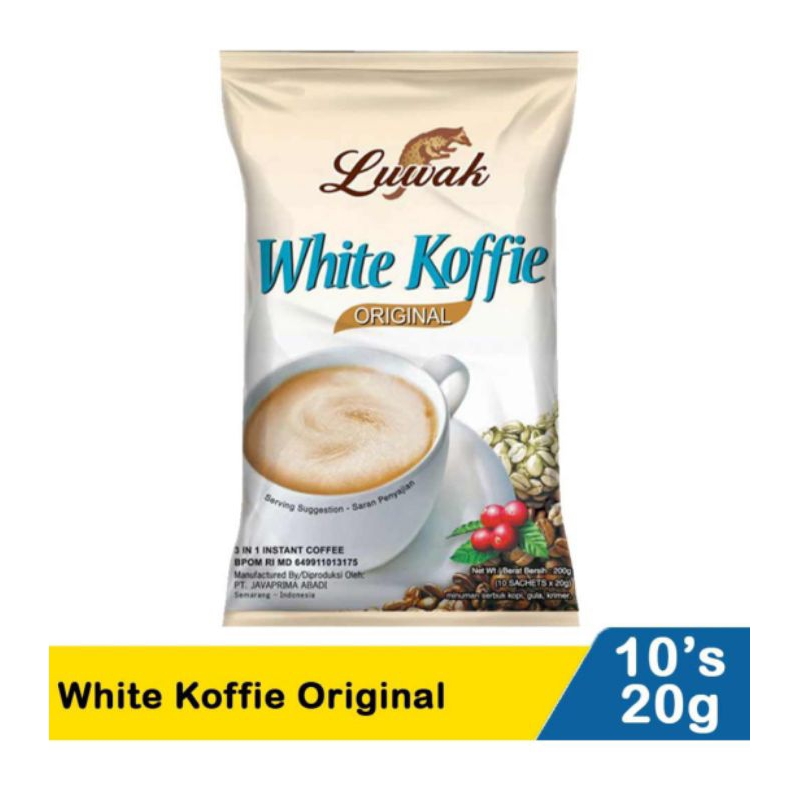 

Luwak White Coffie Original 10X20g