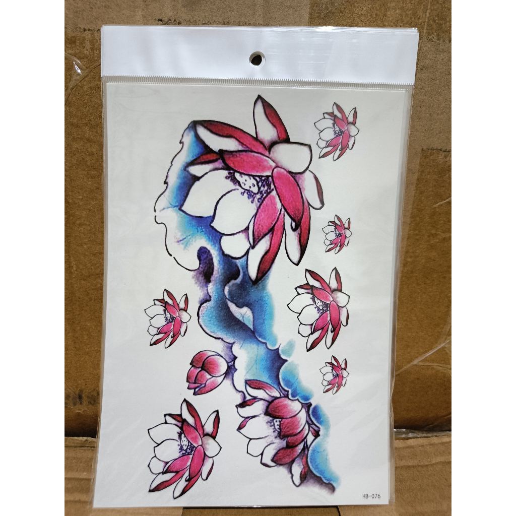 tato temporer tahan air 15 hari sticker tato herbal tato temporary