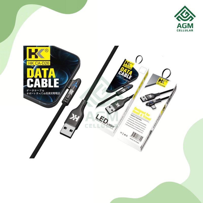 K/D HK CA-D26 QUICK CHARGE 2.4 Max Lightning | Type-C | Micro