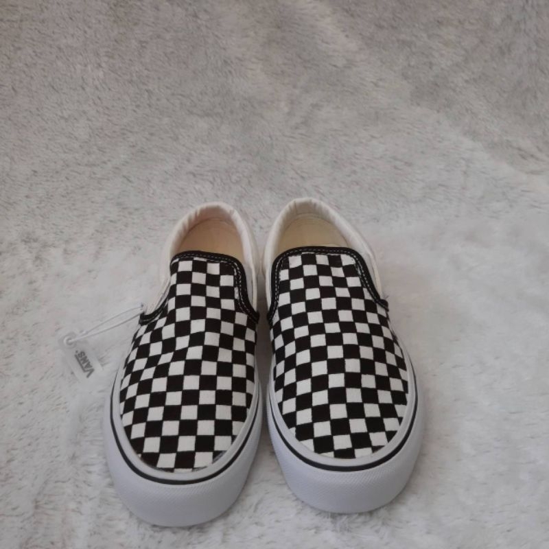 Vans checkerboard sales slip on ori