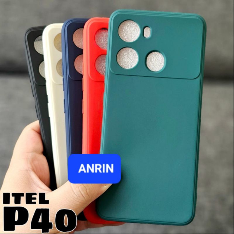 ITEL P40 CASE MACARON SQUARE ANTI NODA ANTI DEBU CASING SOFTCASE SILIKON