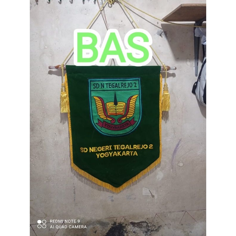 BENDERA VANDEL SDN TEGALREJO/VANDEL CUSTOM/VANDELREQUES/VANDEL BORDIR