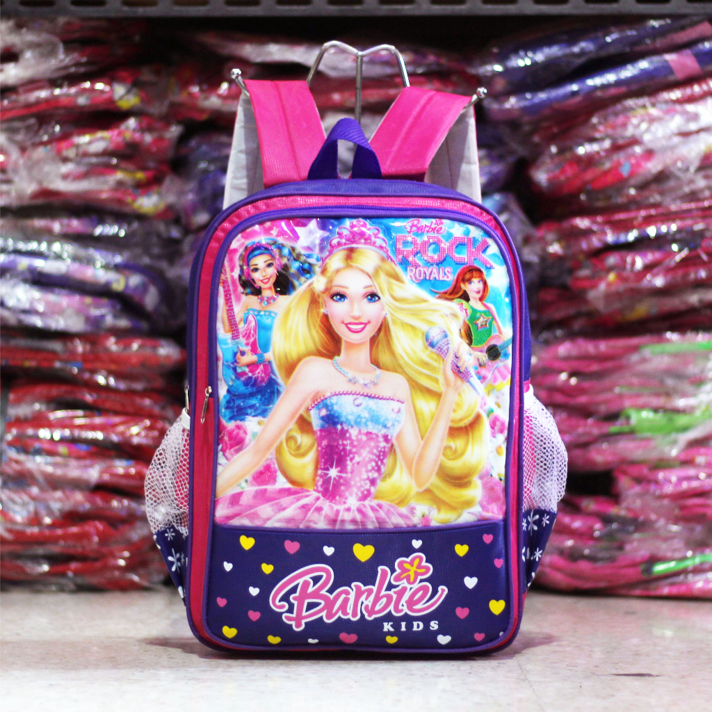 Tas Ransel Backpack Gendong Bag Sekolah Anak Ngaji Les PAUD TK SD Perempuan Laki Cowok Cewek Timbul 