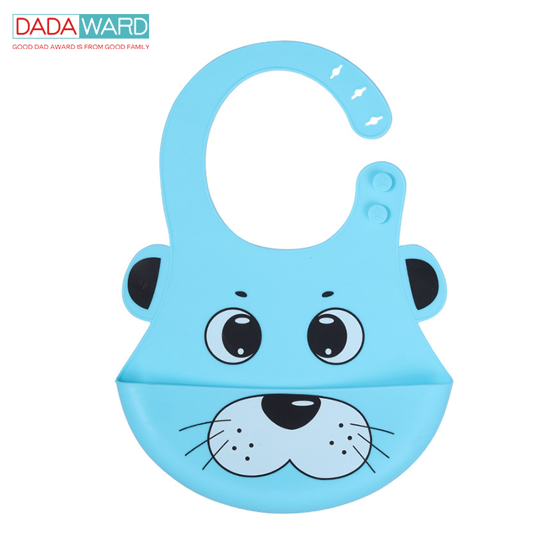 DADAWARD Premium Celemek Bayi Silikon BPA Free/ Celemek Makan Bayi Feeding/ Celemek Anak Tahan Air Ringan