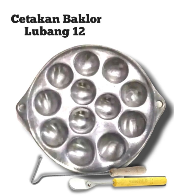 Cetakan Baklor Takoyaki Lubang 12