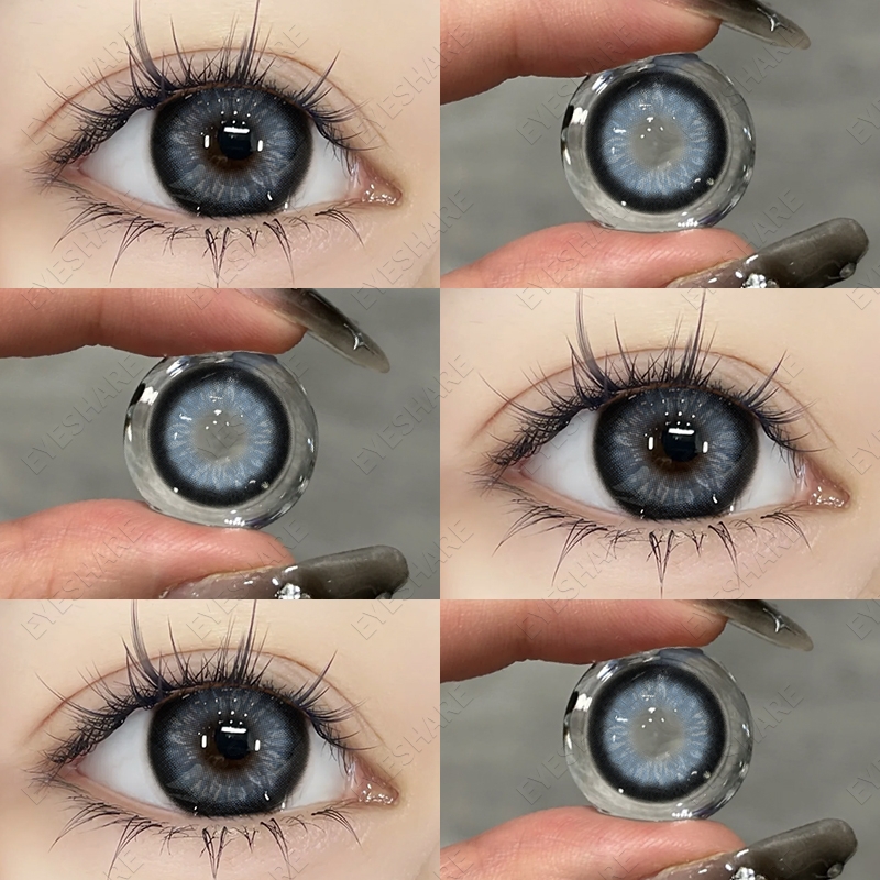 （COD）Softlens SWAN GRAY 1pasang/2pcs Big Eyes Lensa Kontak 14.5mm Softlen Soflent softlense