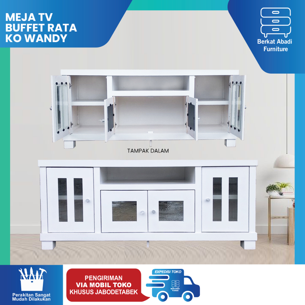 Meja Tv Minimalis Buffet Tv Minimalis Putih Blockteak Bukan Partikel