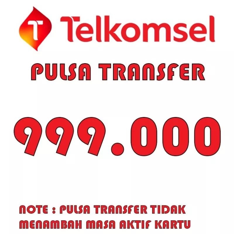 PULSA TRANSFER TELKOMSEL 1 JUTA