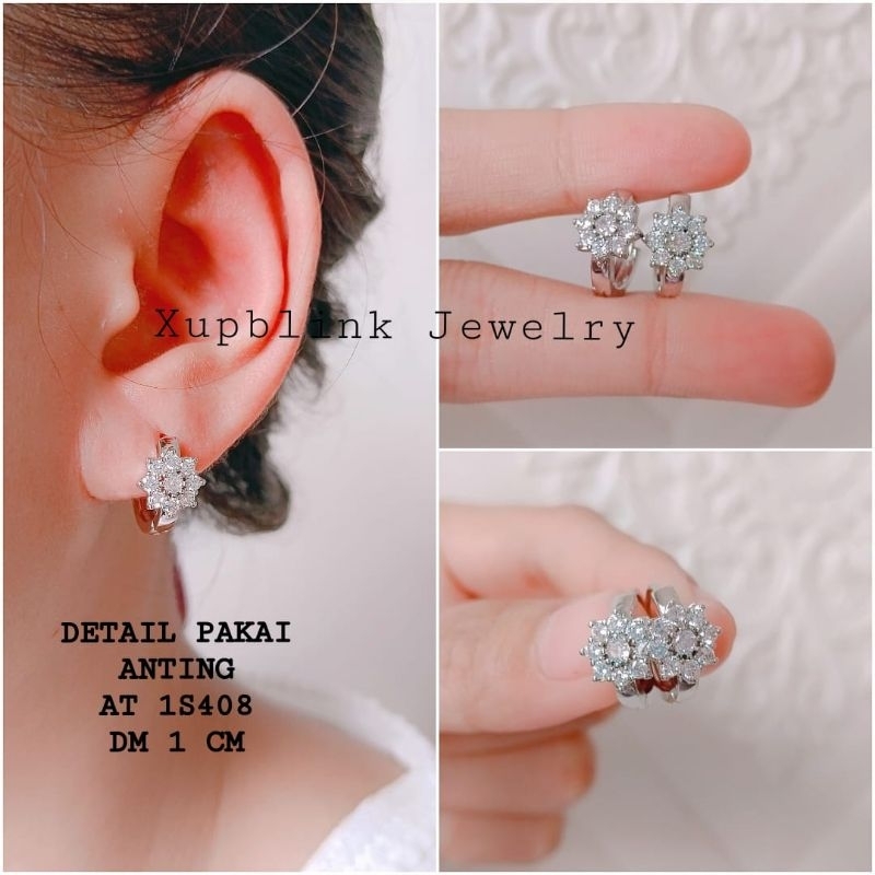 Anting Titanium Dayana Permata Anti Karat