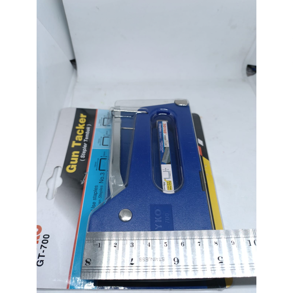 STAPLES TEMBAK GUN TACKER PLASTIK MEREK JOYKO GT 700 1 PCS